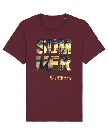 Summer Vibes  Burgundy