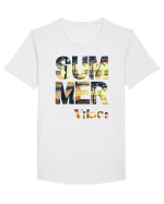 Summer Vibes  Tricou mânecă scurtă guler larg Bărbat Skater