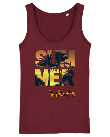 Summer Vibes  Burgundy