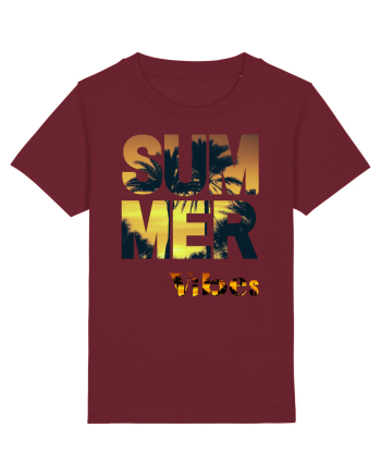 Summer Vibes  Burgundy