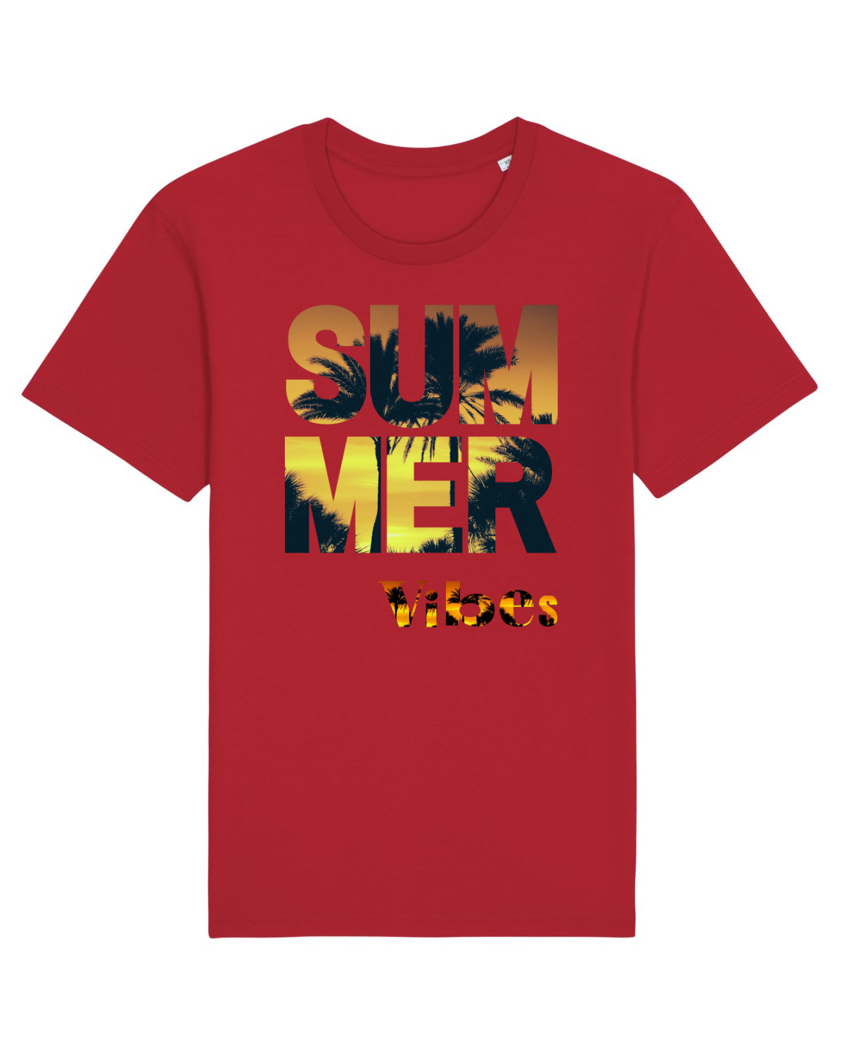 Tricou mânecă scurtă Unisex Rocker Red