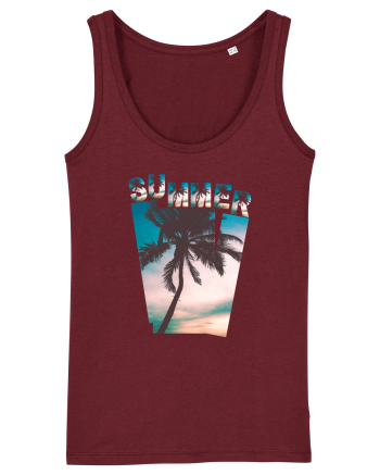 Summer Vibes  Burgundy
