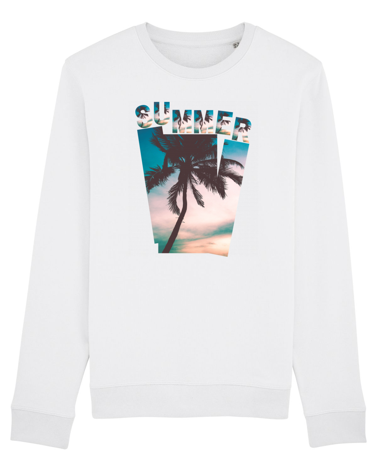 Bluză mânecă lungă Unisex Rise White