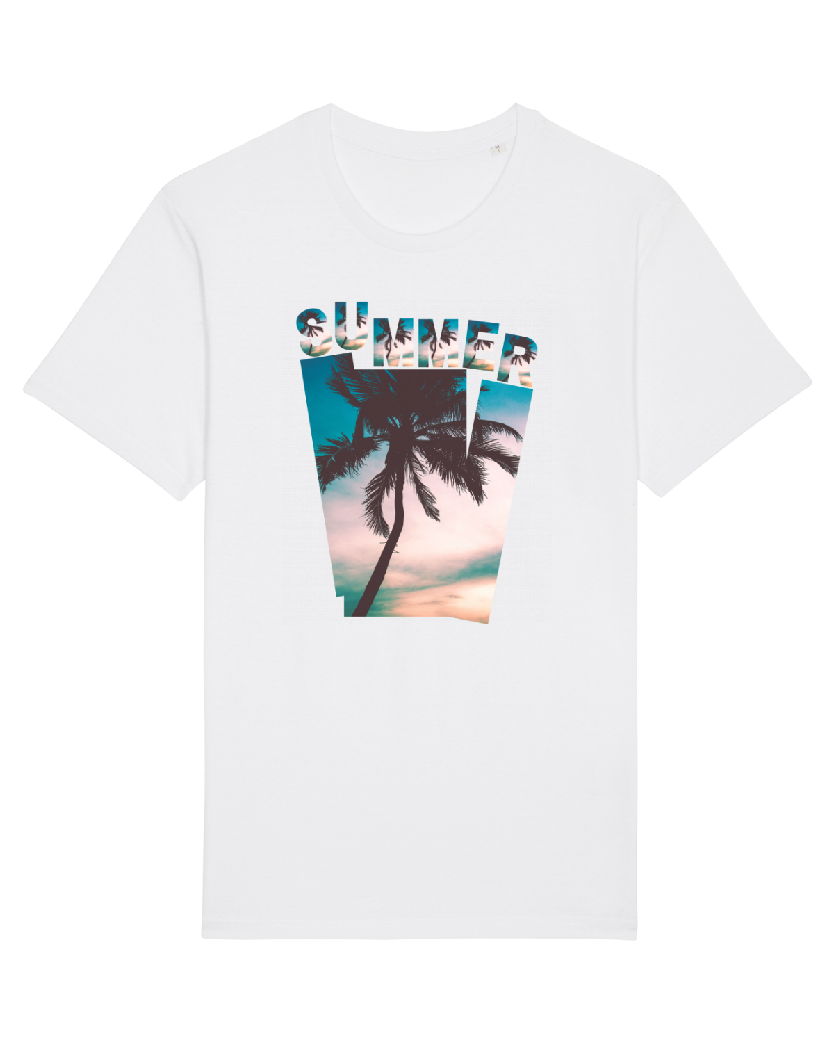 Tricou mânecă scurtă Unisex Rocker White