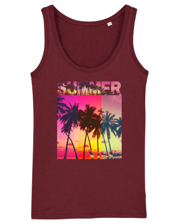 Summer Vibes  Burgundy