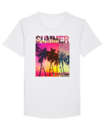 Summer Vibes  Tricou mânecă scurtă guler larg Bărbat Skater