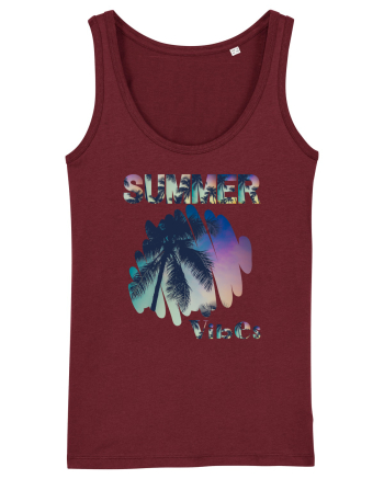Summer Vibes  Burgundy
