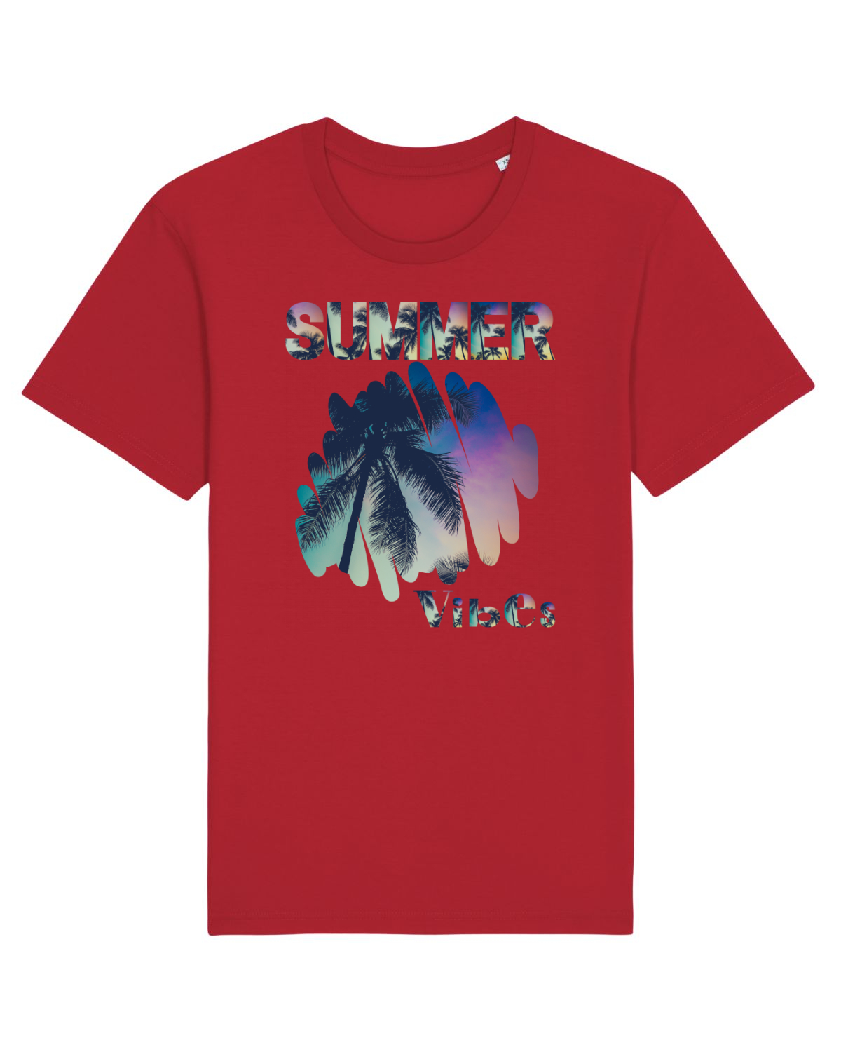 Tricou mânecă scurtă Unisex Rocker Red