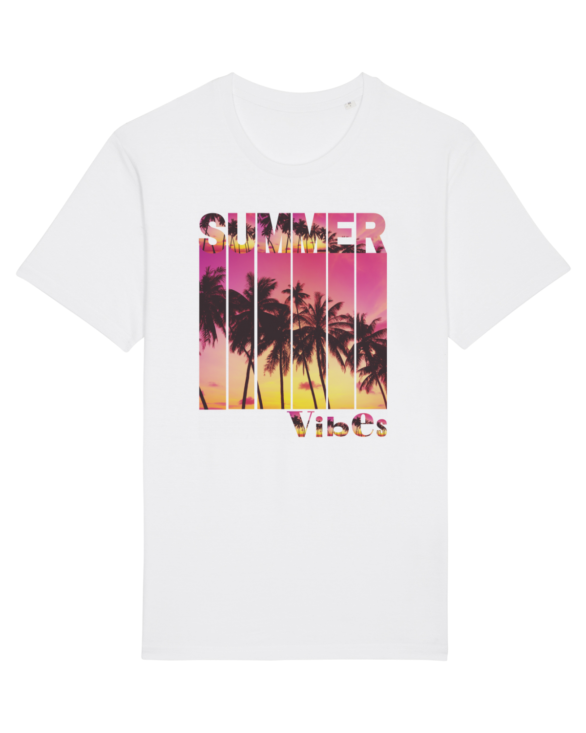 Tricou mânecă scurtă Unisex Rocker White