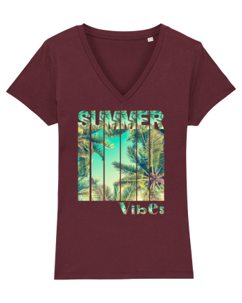 Summer Vibes  Burgundy