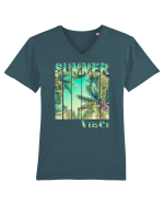 Summer Vibes  Tricou mânecă scurtă guler V Bărbat Presenter