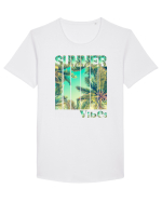 Summer Vibes  Tricou mânecă scurtă guler larg Bărbat Skater