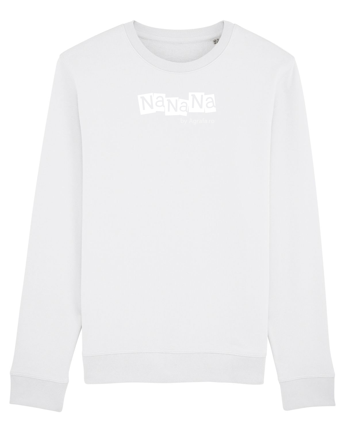 Bluză mânecă lungă Unisex Rise White