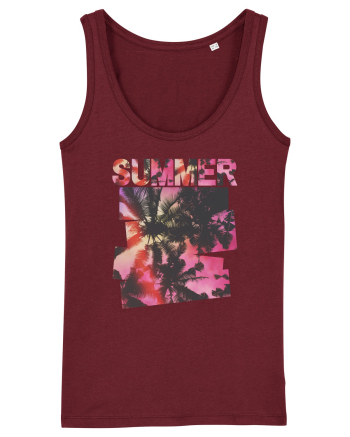 Summer Vibes  Burgundy