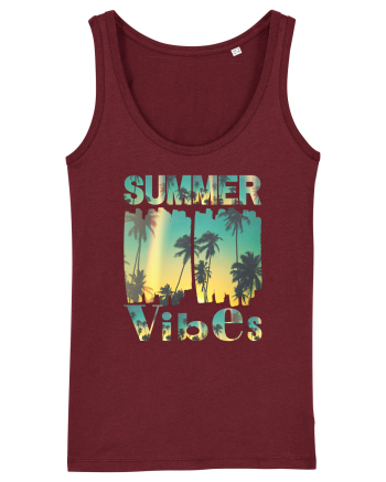 Summer Vibes  Burgundy