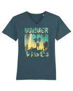 Summer Vibes  Tricou mânecă scurtă guler V Bărbat Presenter