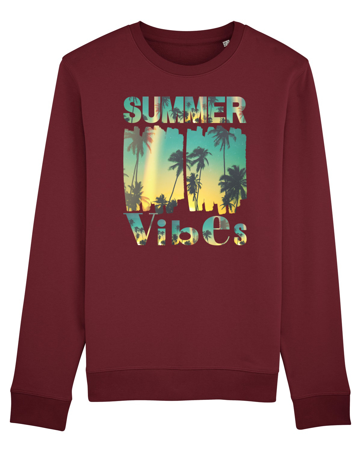 Bluză mânecă lungă Unisex Rise Burgundy