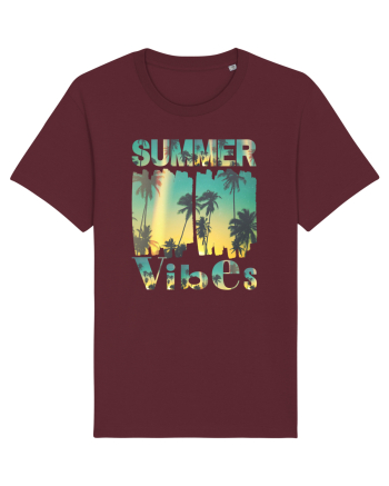 Summer Vibes  Burgundy
