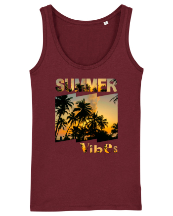 Summer Vibes  Burgundy
