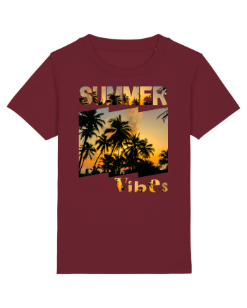 Summer Vibes  Burgundy