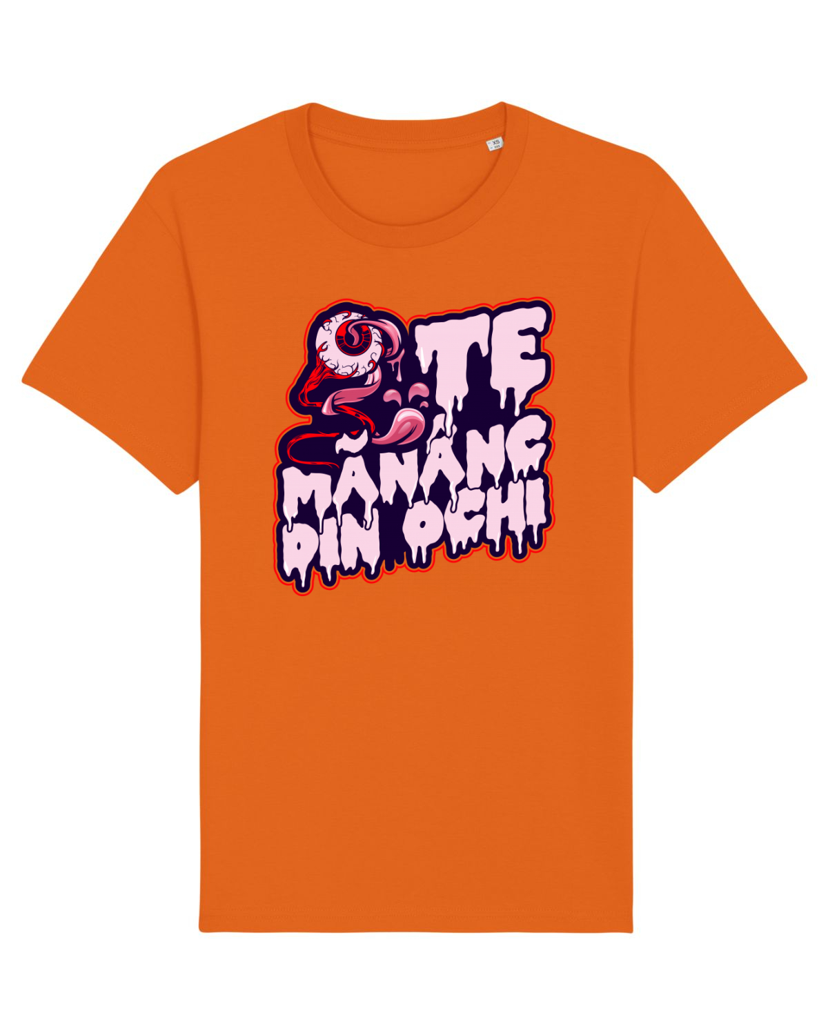 Tricou mânecă scurtă Unisex Rocker Bright Orange