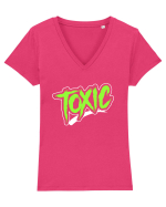 TOXIC Tricou mânecă scurtă guler V Damă Evoker
