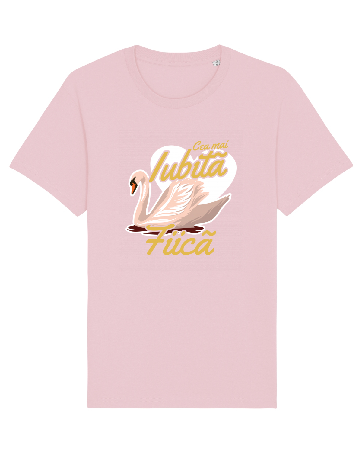 Tricou mânecă scurtă Unisex Rocker Cotton Pink