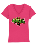 Marfă Tricou mânecă scurtă guler V Damă Evoker