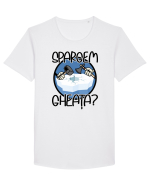 Spargem gheața? Tricou mânecă scurtă guler larg Bărbat Skater