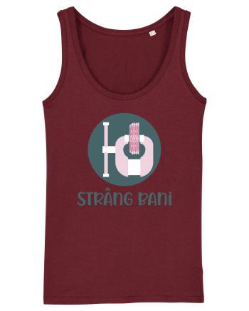 Strâng bani Burgundy
