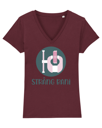 Strâng bani Burgundy