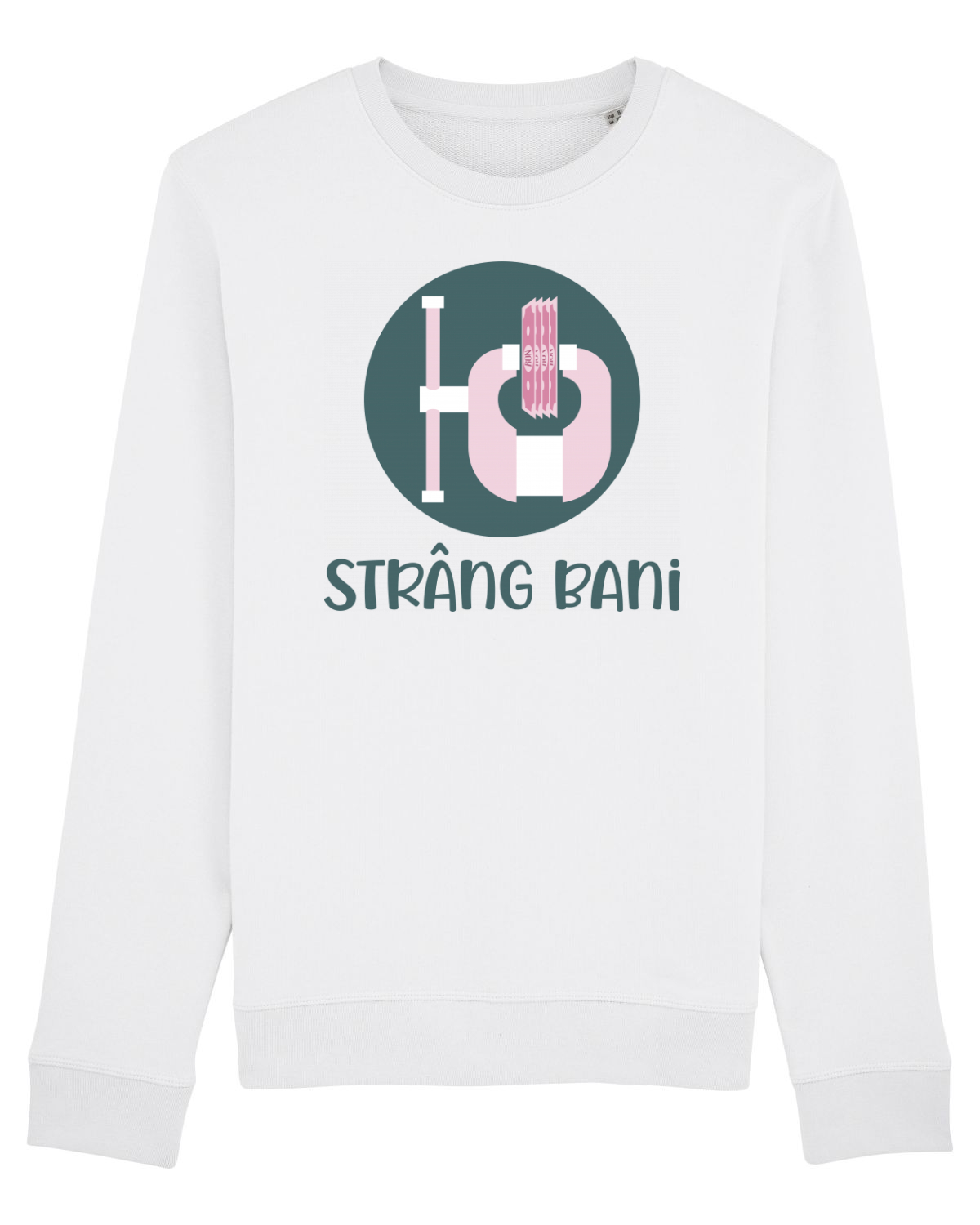 Bluză mânecă lungă Unisex Rise White