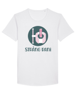 Strâng bani Tricou mânecă scurtă guler larg Bărbat Skater