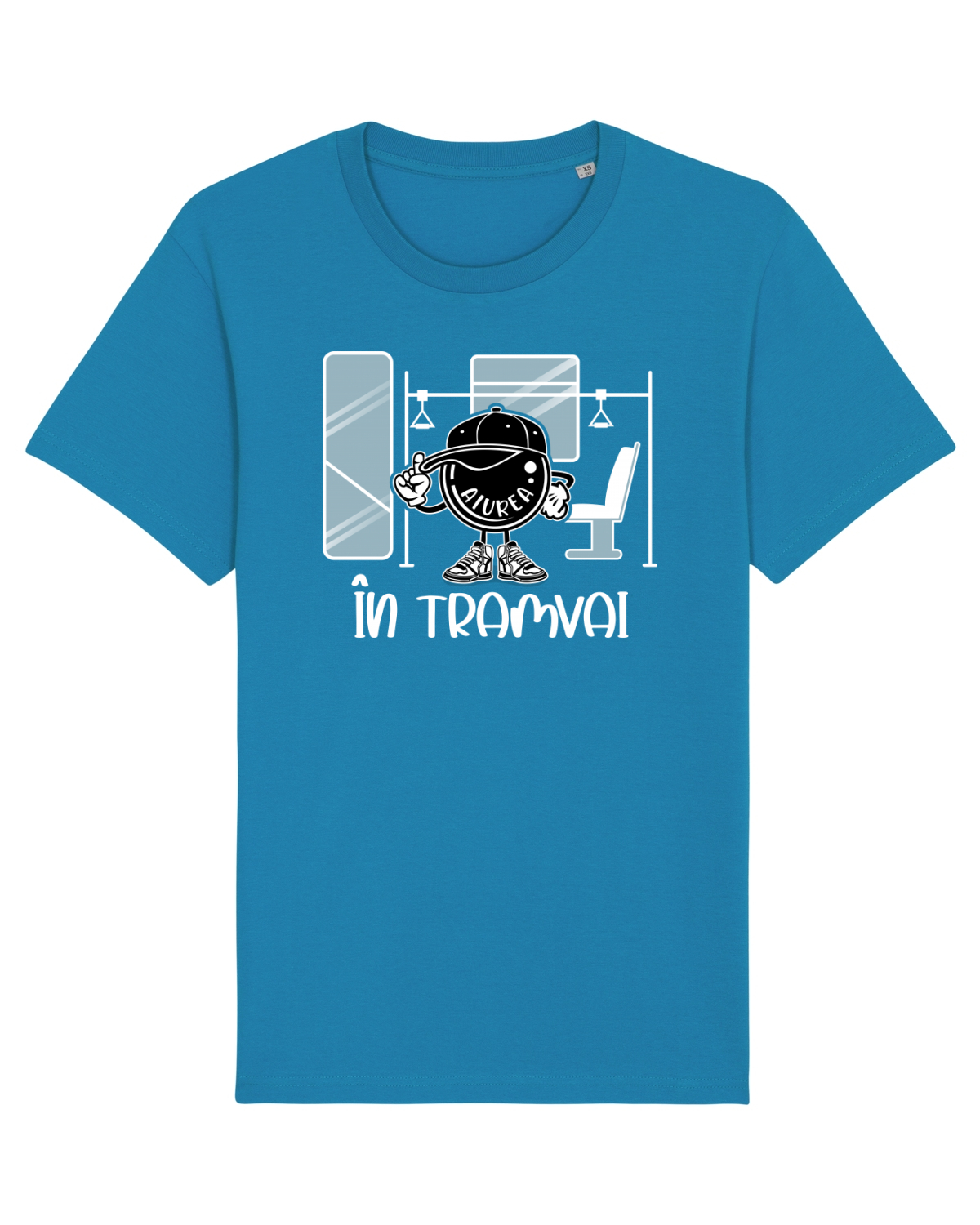 Tricou mânecă scurtă Unisex Rocker Azur