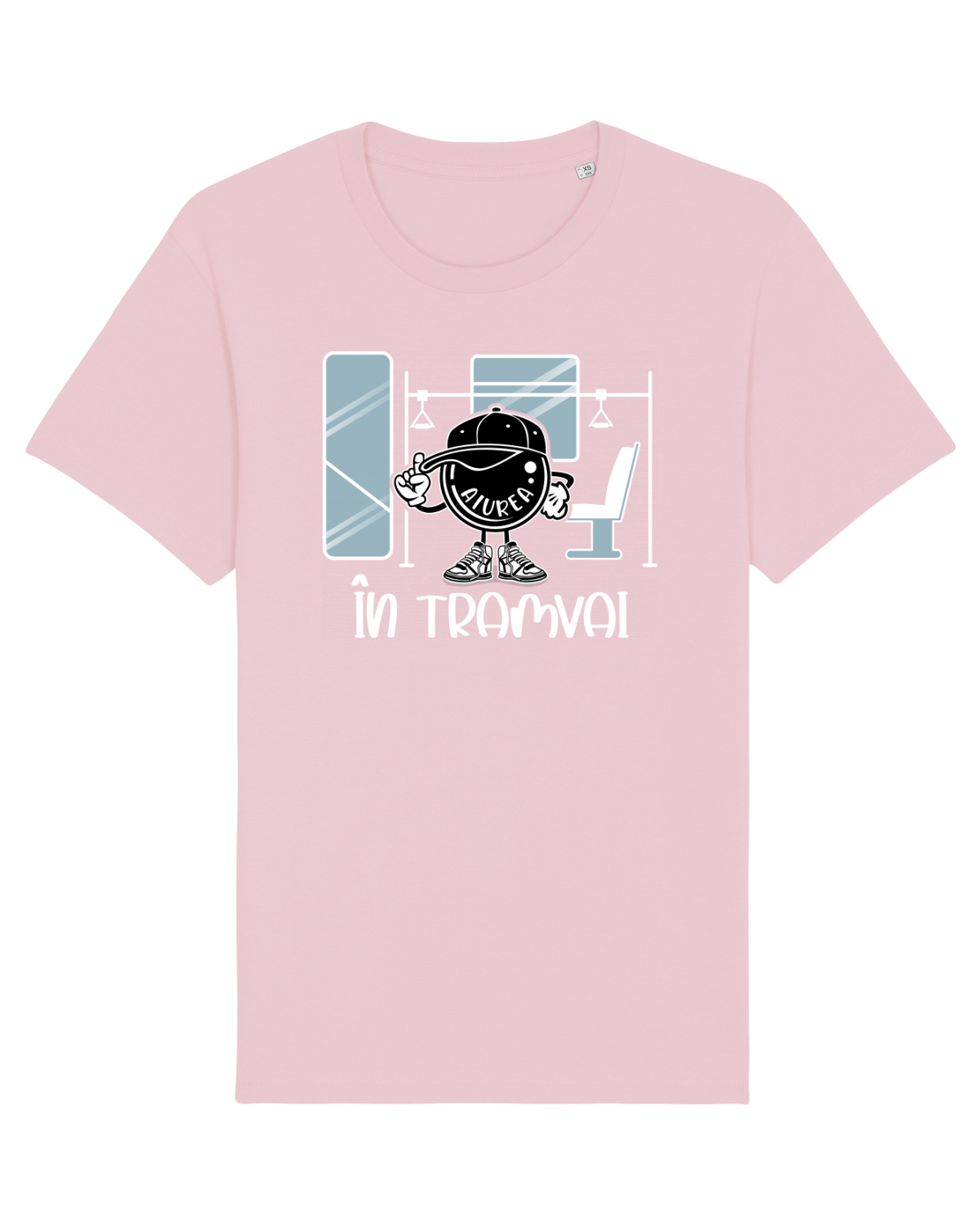 Tricou mânecă scurtă Unisex Rocker Cotton Pink