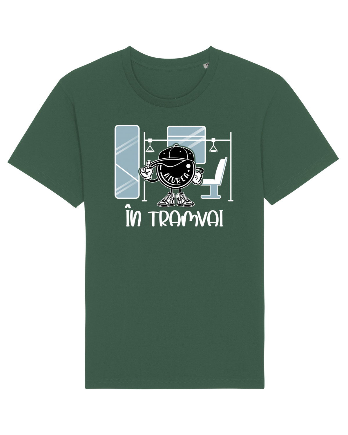 Tricou mânecă scurtă Unisex Rocker Bottle Green