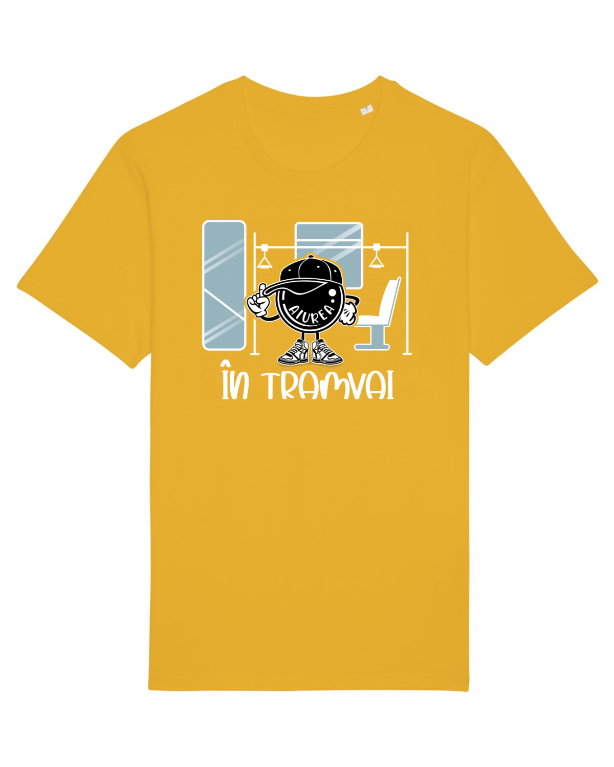 Tricou mânecă scurtă Unisex Rocker Spectra Yellow