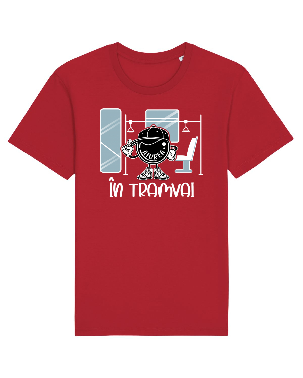 Tricou mânecă scurtă Unisex Rocker Red
