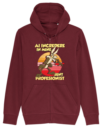 Ai încredere - Sunt profesionist Burgundy