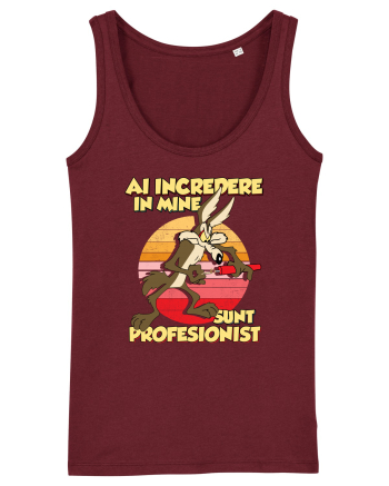 Ai încredere - Sunt profesionist Burgundy