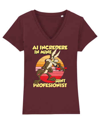 Ai încredere - Sunt profesionist Burgundy