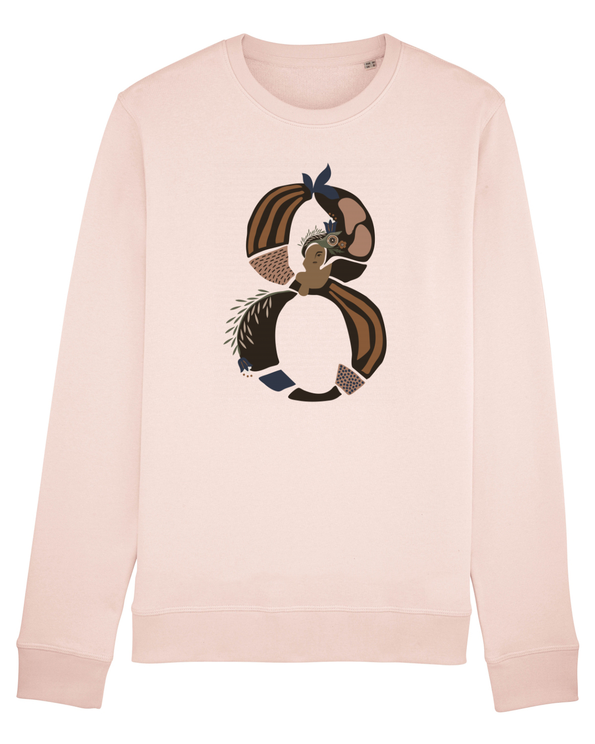 Bluză mânecă lungă Unisex Rise Candy Pink