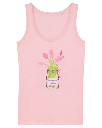 Good Things Are Coming Cotton Pink