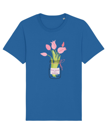 Good Things Are Coming Royal Blue