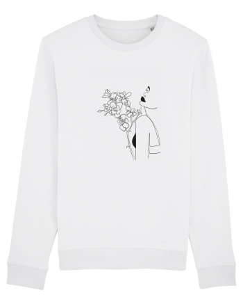I Love Flowers White