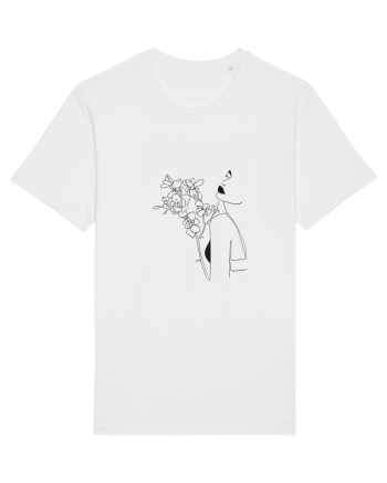 I Love Flowers White