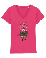 Joy Tricou mânecă scurtă guler V Damă Evoker