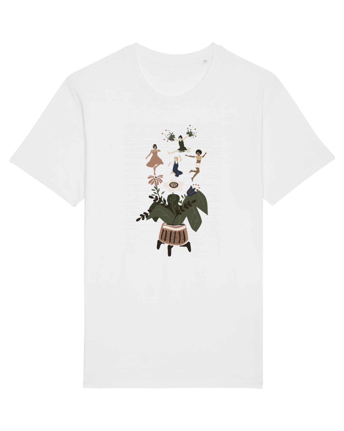 Tricou mânecă scurtă Unisex Rocker White