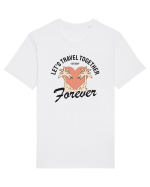 Let's travel together forever Tricou mânecă scurtă Unisex Rocker