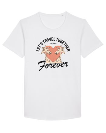 Let's travel together forever White